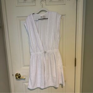 Anne Cole White Swim Coverup